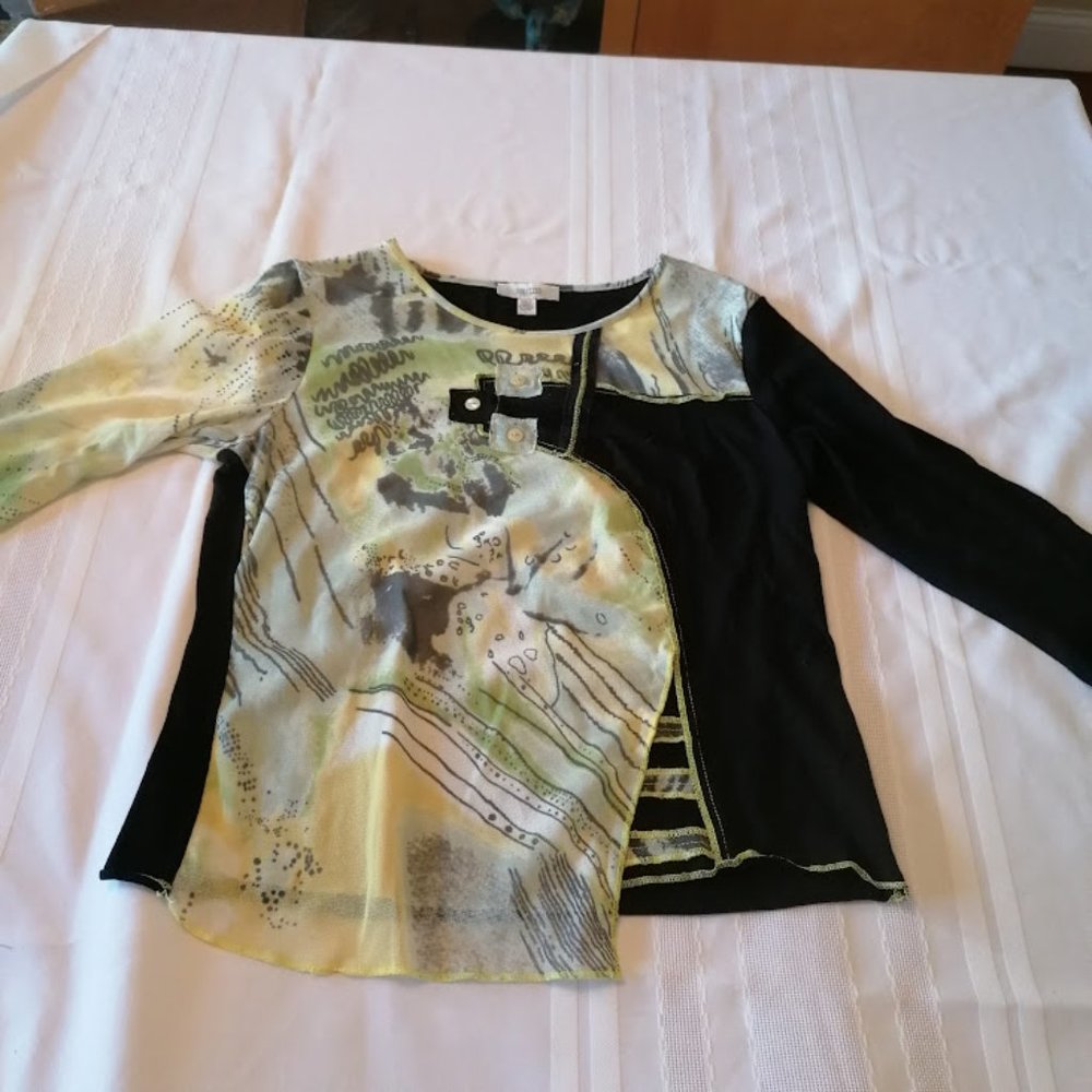 Dolcezza Shirt Knit and Mess Top